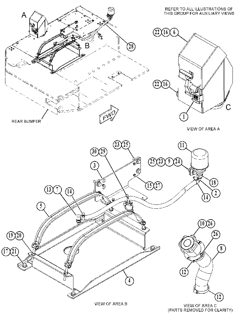 MOUNTING GP-DEF TANK 3993240 CAT