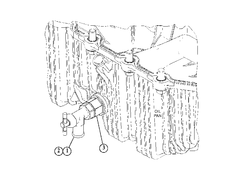 Слив масла двигателя 5544064 CAT