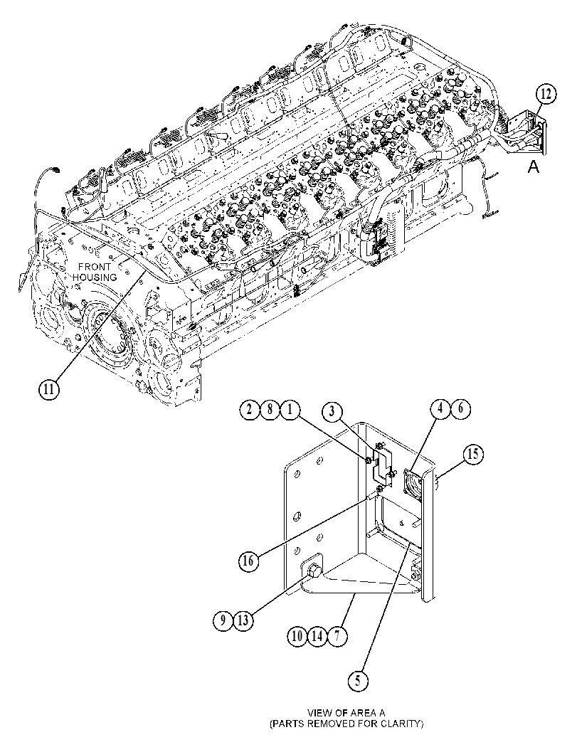 HARNESS GP-ENGINE 5703583 CAT