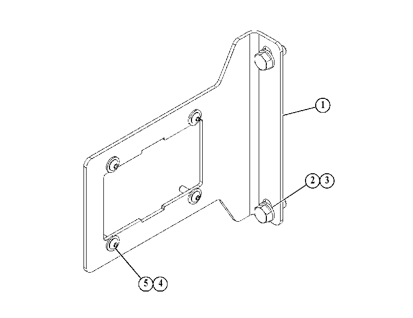 Кронштейн крепёжный 5649406 CAT