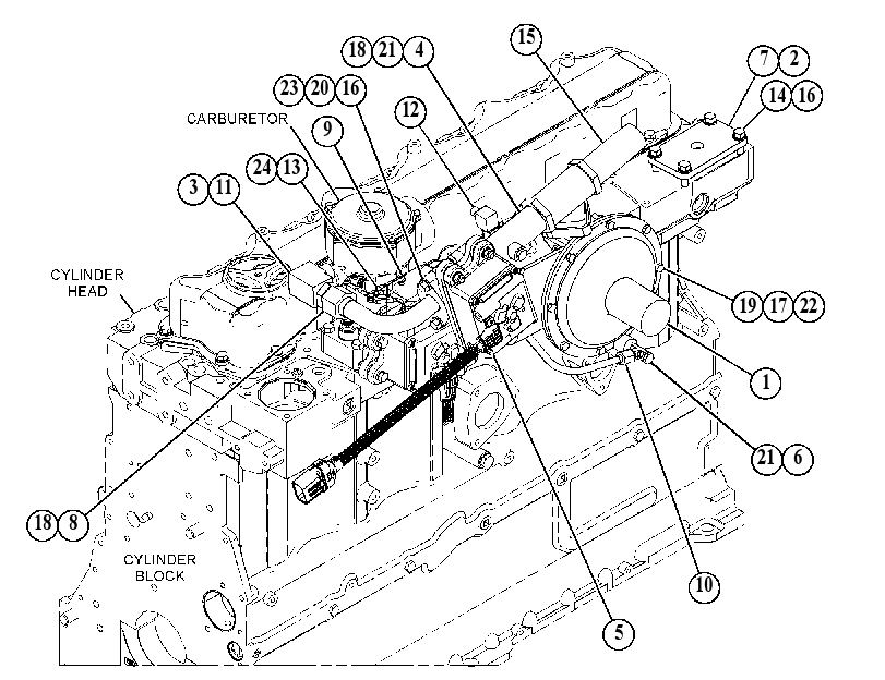 Регулятор давления газа 5126090 CAT