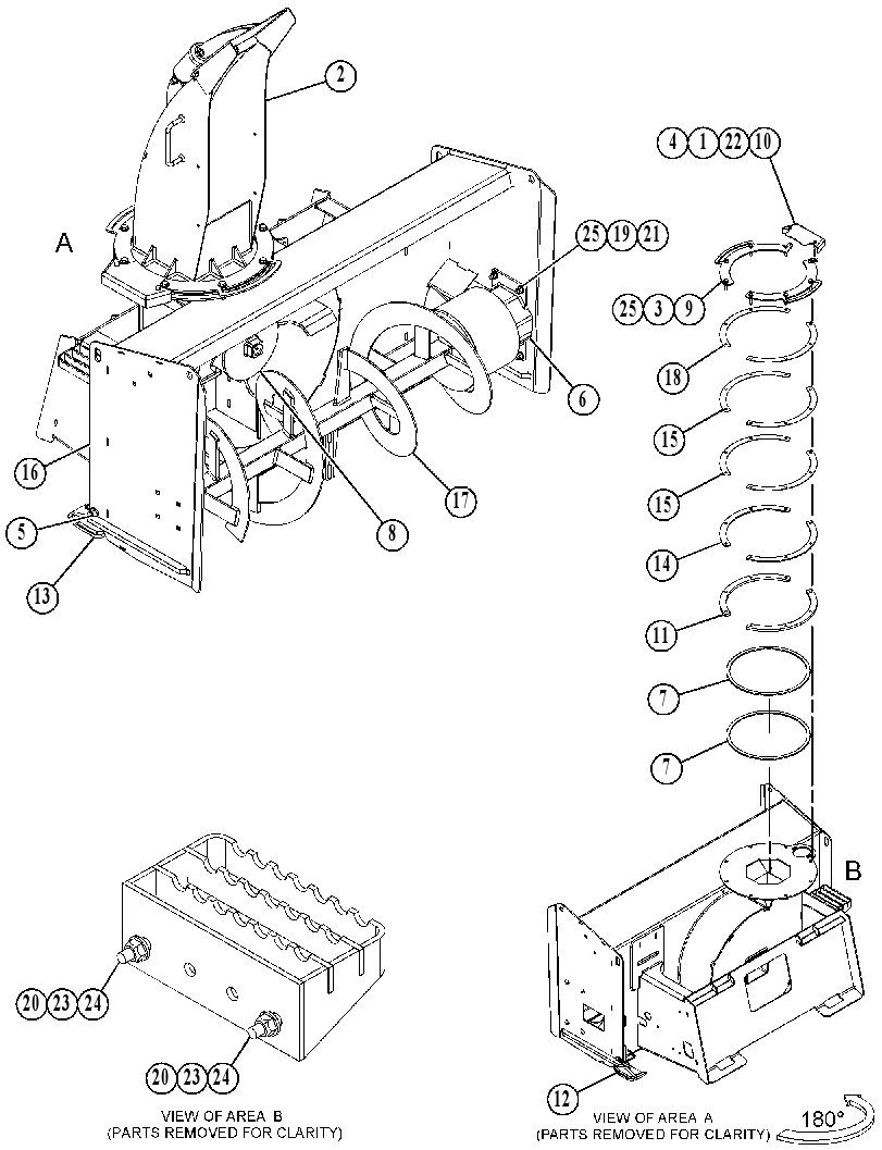 FRAME GP-SNOWBLOWER 5800608 CAT