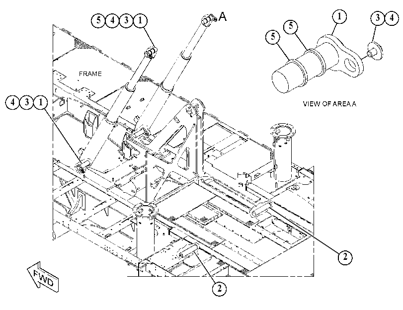 MOUNTING GP-MAST 5230637 CAT