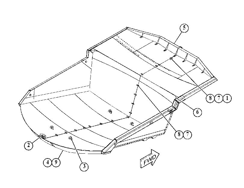BODY GP-TRUCK 5570003 CAT