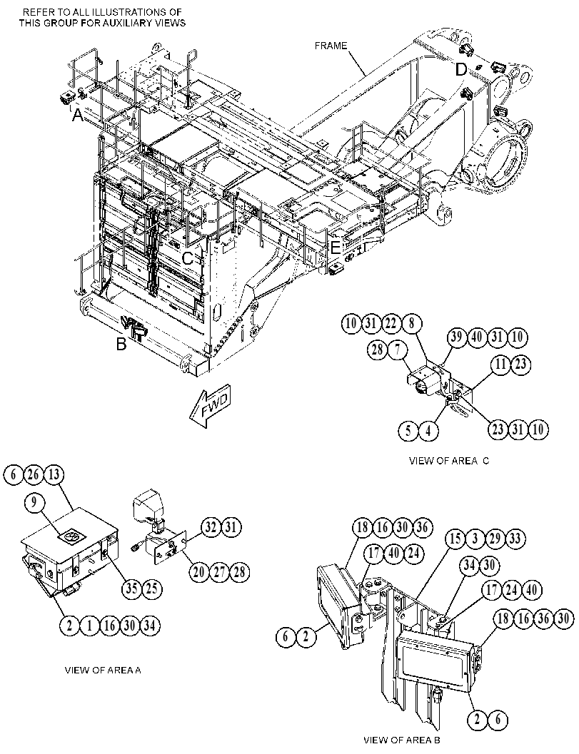 Камера с креплением 5704450 CAT