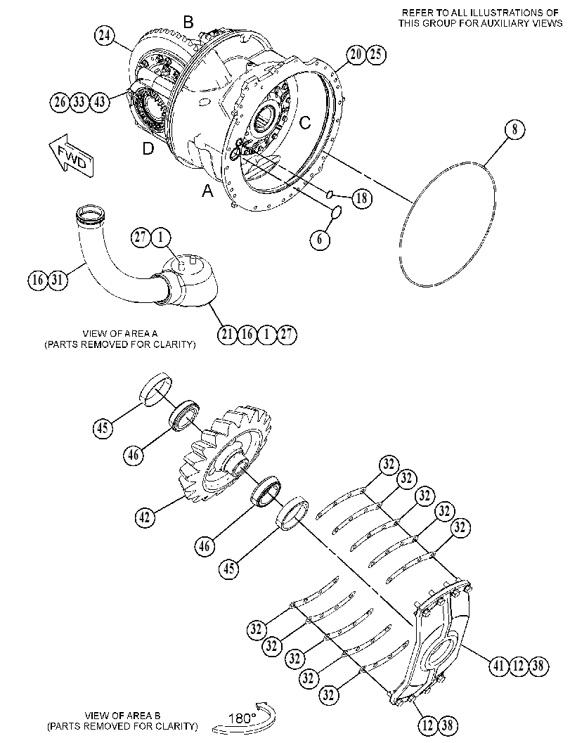 Дифференциал с конической передачей 4799183 CAT