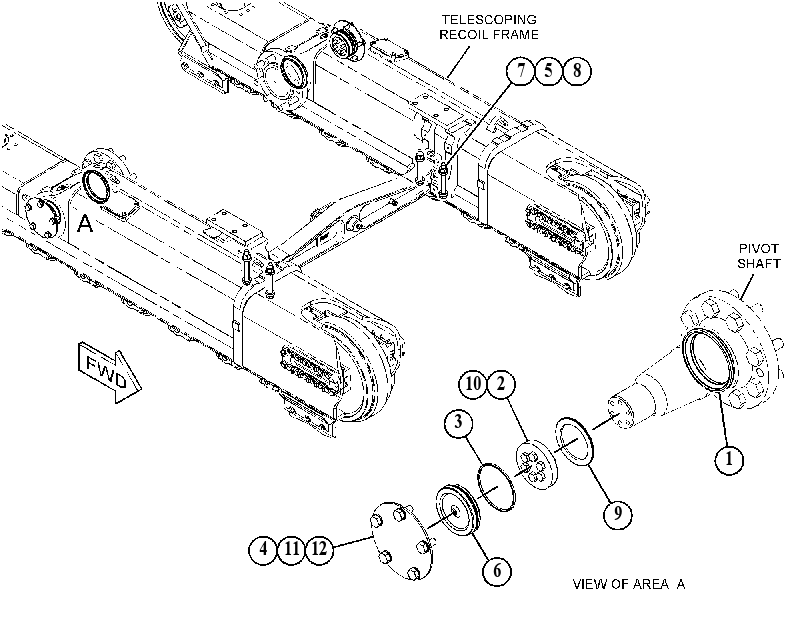 MOUNTING GP-ROLLER FRAME 5424986 CAT