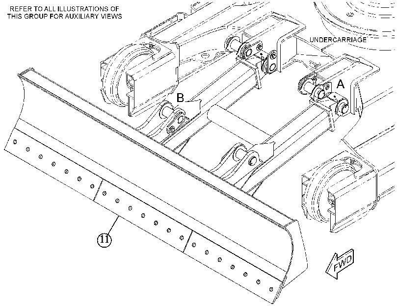 Отвал с креплением 5268772 CAT