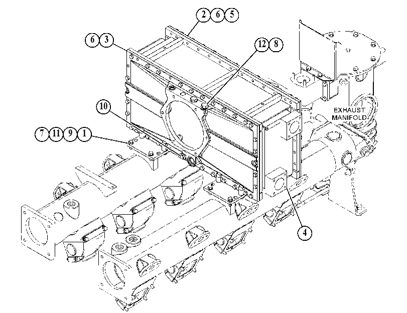AFTERCOOLER GP-TREATED WATER 3801679 CAT