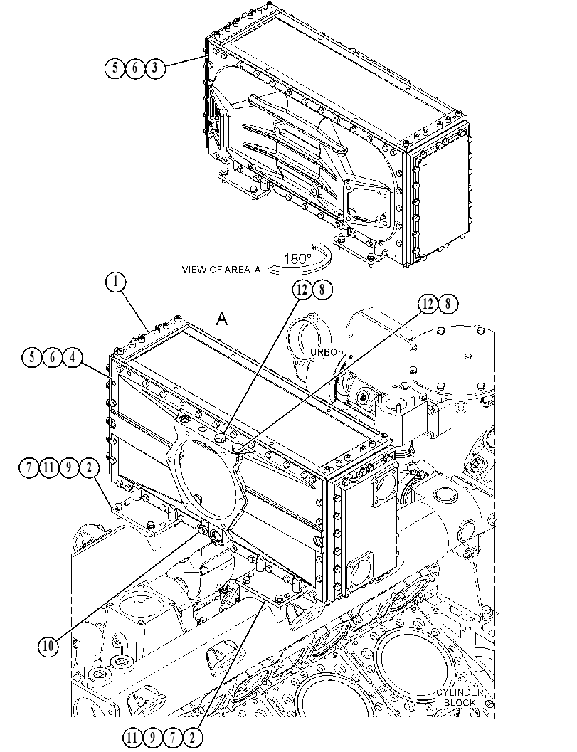 AFTERCOOLER GP-TREATED WATER 3801681 CAT