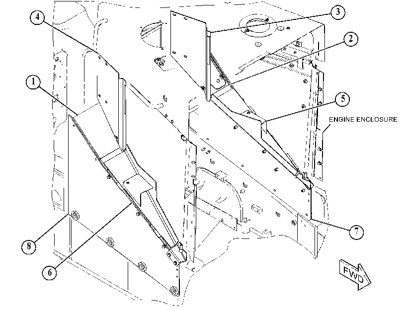 GUARD GP-ENGINE 4236554 CAT