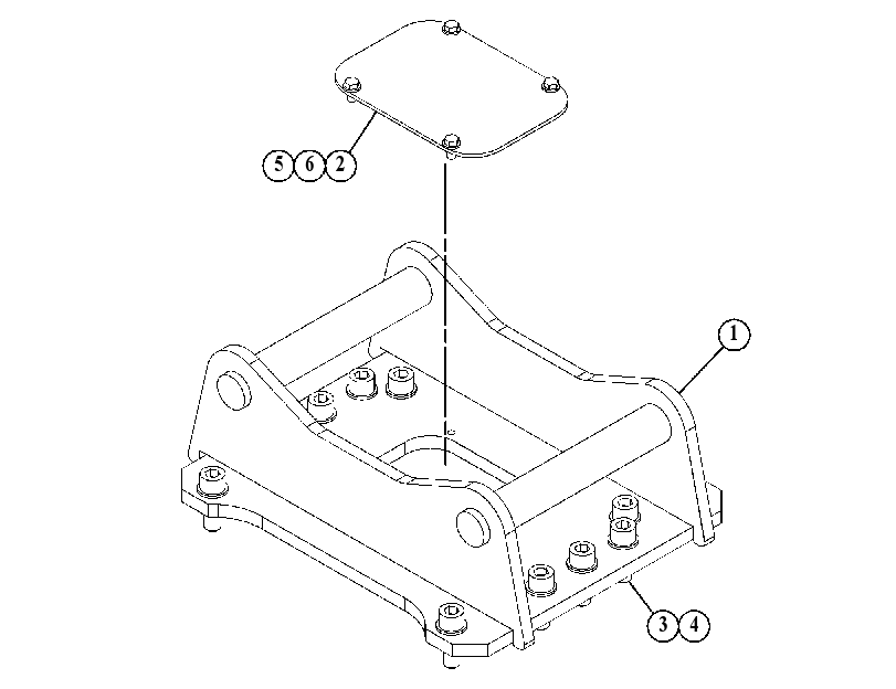 MOUNTING GP-WORK TOOL 5737065 CAT