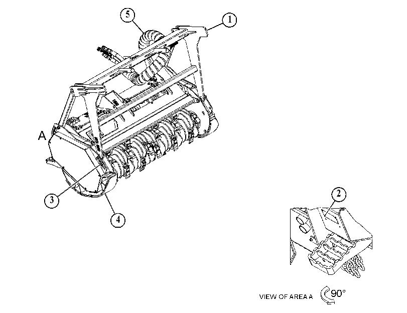 HEAD AR-MULCHING 5514680 CAT