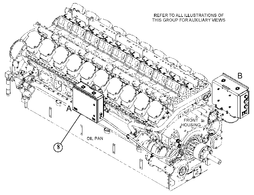 Коробка с креплением 5181480 CAT