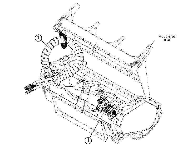 HYDRAULIC AR-MULCHING HEAD 5514693 CAT