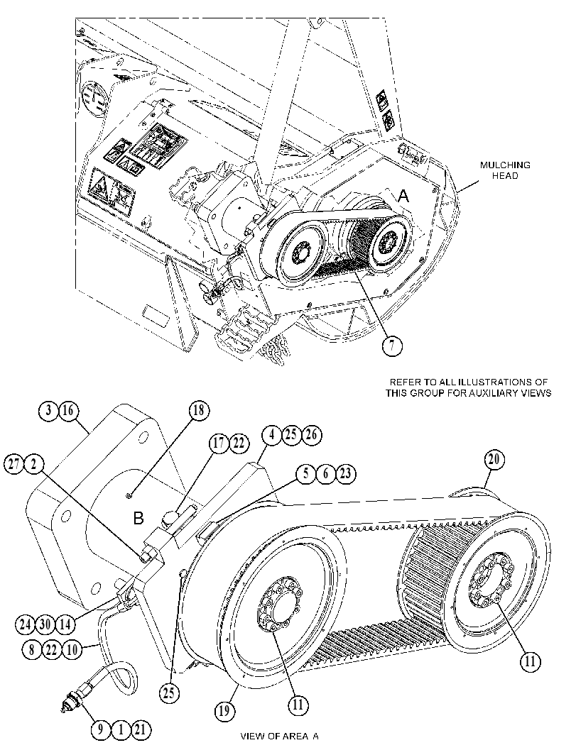 DRIVE GP-MULCHING HEAD 5514684 CAT