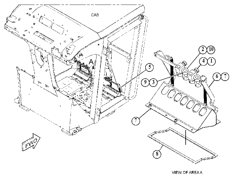 LOCK GP-HYDRAULIC HAND CONTROL 4613546 CAT