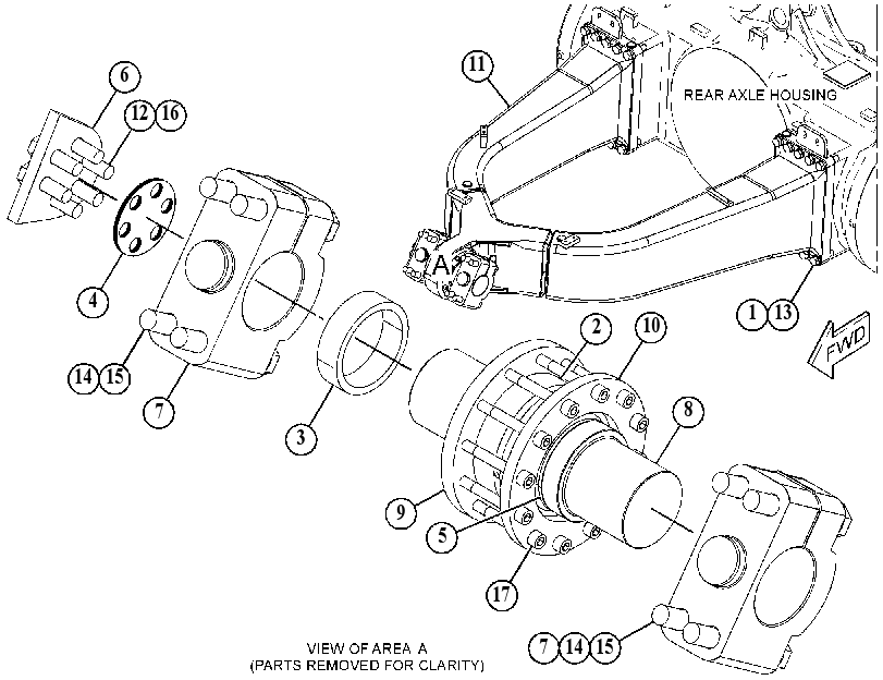 SUPPORT GP-AXLE HOUSING 4340569 CAT