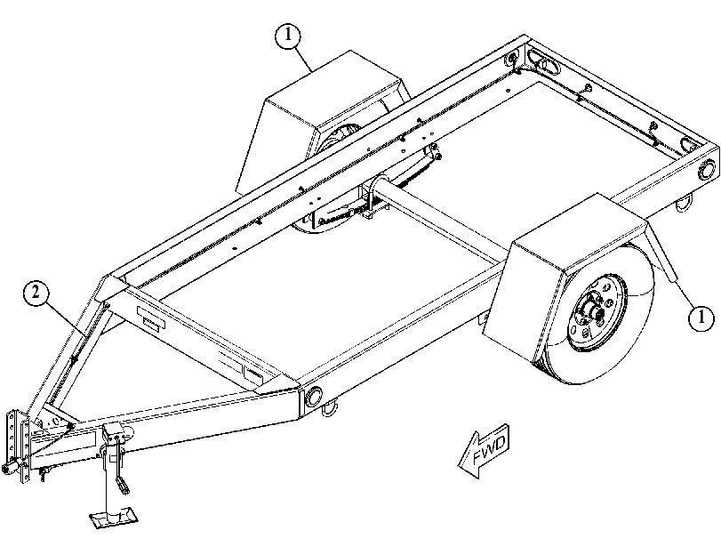 TRAILER GP 5716149 CAT