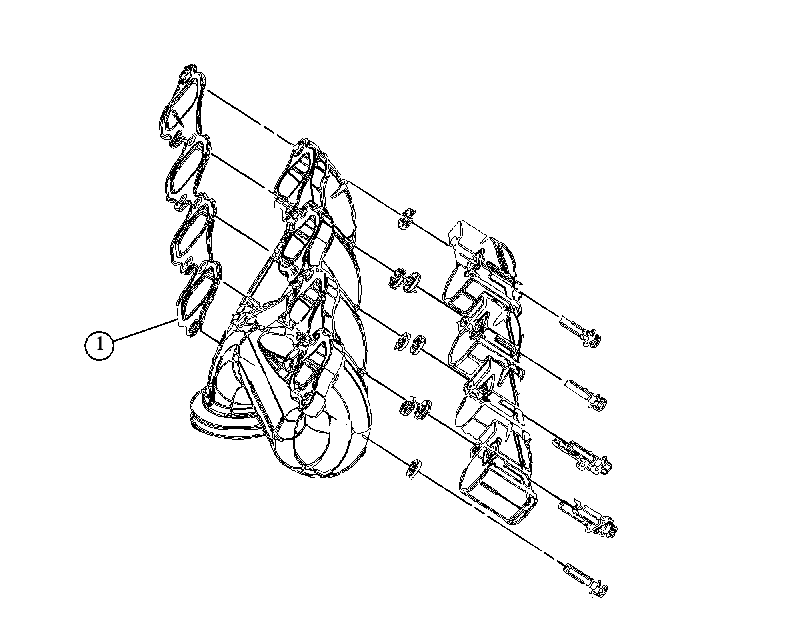 GASKET GP-EXHAUST MANIFOLD 5886215 CAT