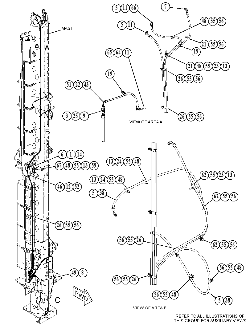 LINES GP-LUBE OIL 5536595 CAT