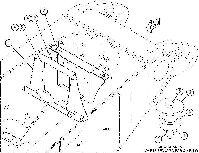 MOUNTING GP-FAN 5612170 CAT