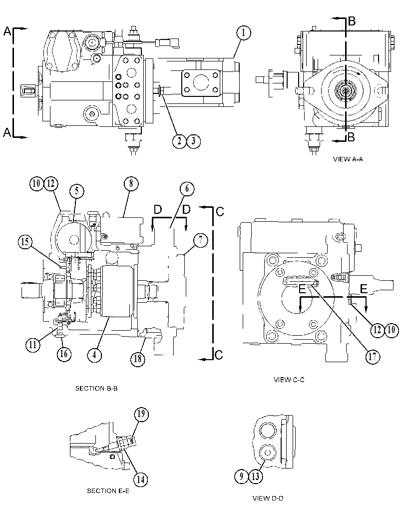 PUMP GP-PISTON & GEAR 5289293 CAT