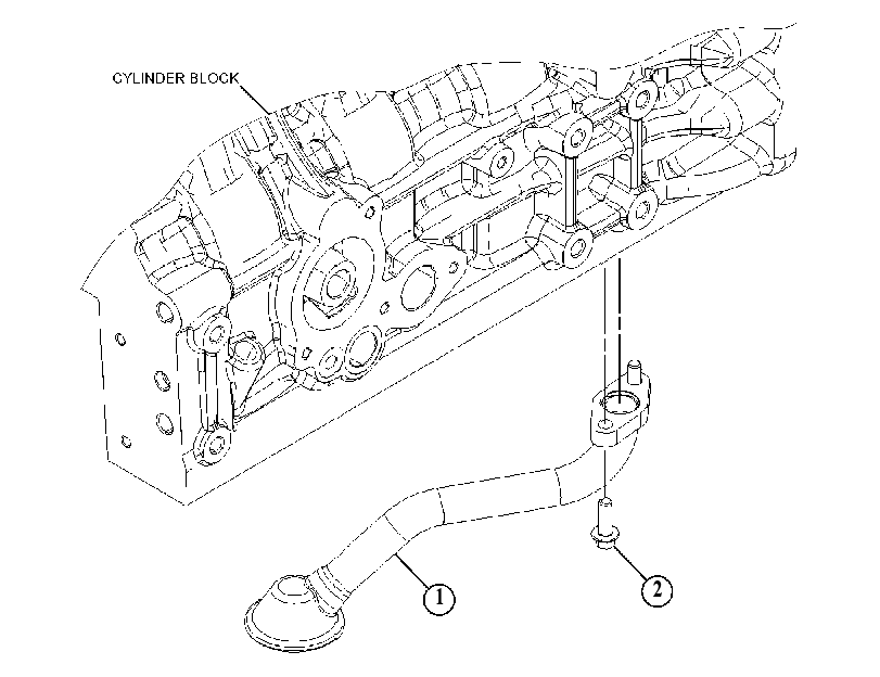 PIPE & MTG GP-ENGINE OIL PUMP 5738903 CAT