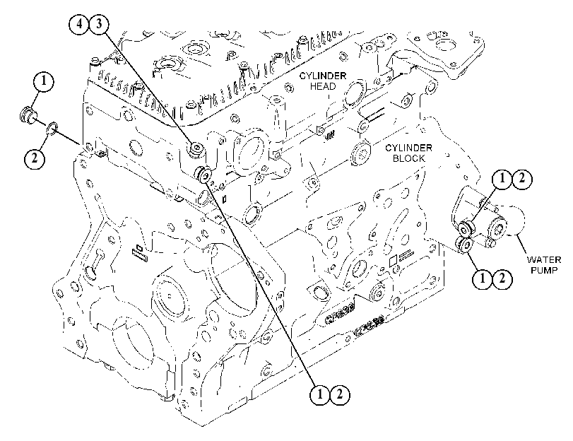 FITTING GP-WATER LINES 5405033 CAT