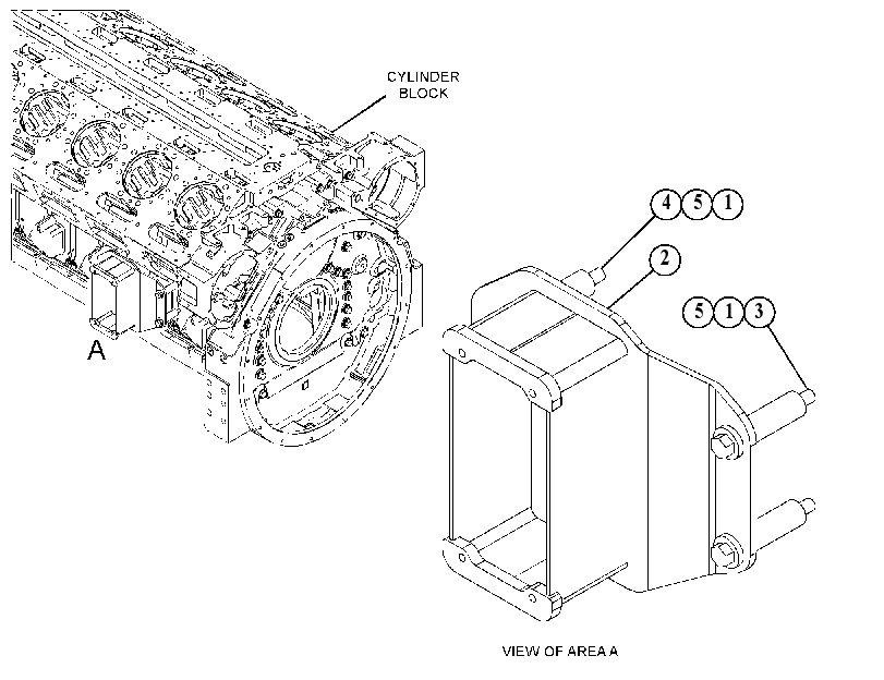 MOUNTING GP-FUEL COOLER 5333012 CAT