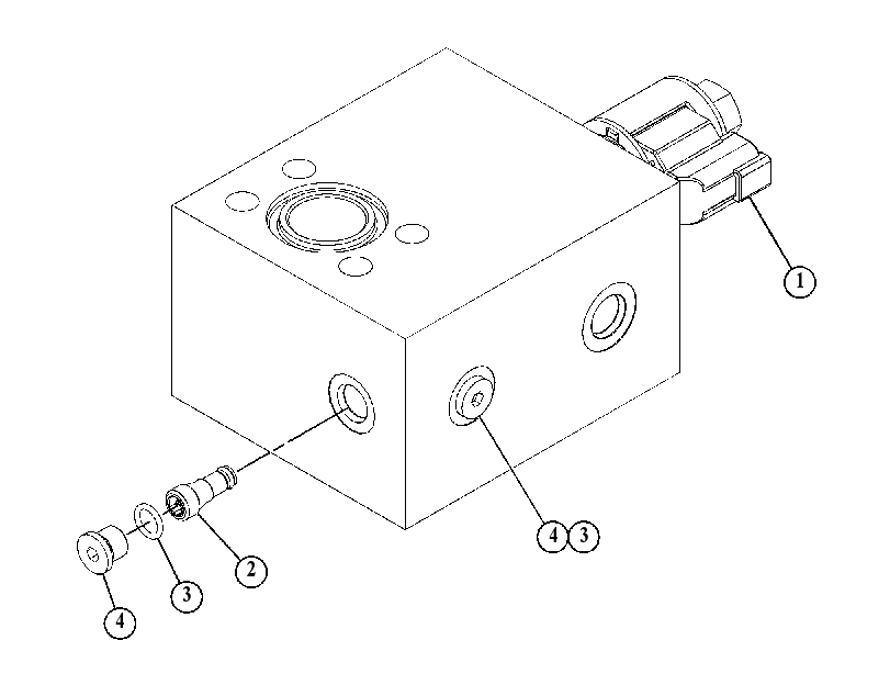 VALVE & MTG GP-HYDRAULIC 4741964 CAT