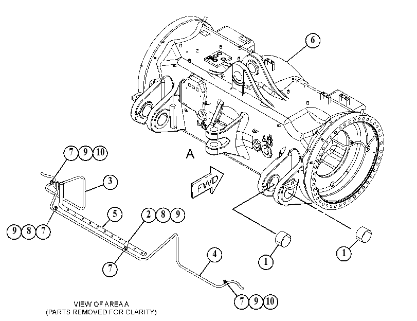 HOUSING GP-REAR AXLE 4252604 CAT