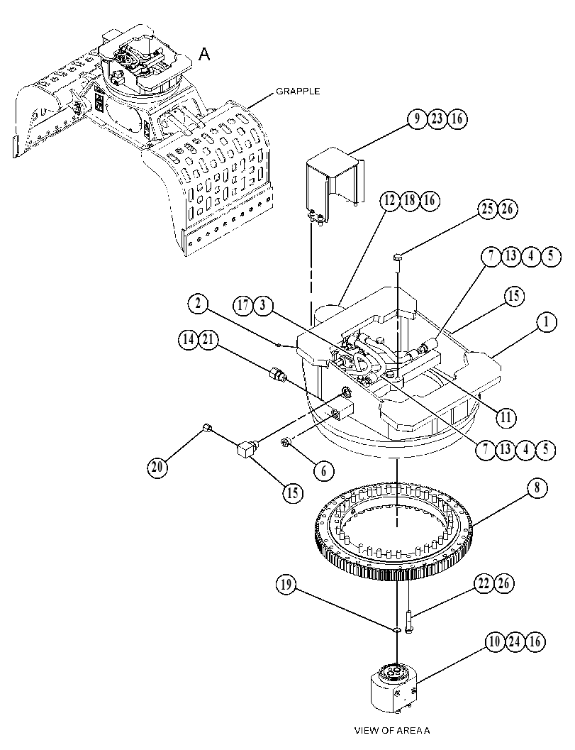 ROTATOR GP-HYDRAULIC 5465918 CAT