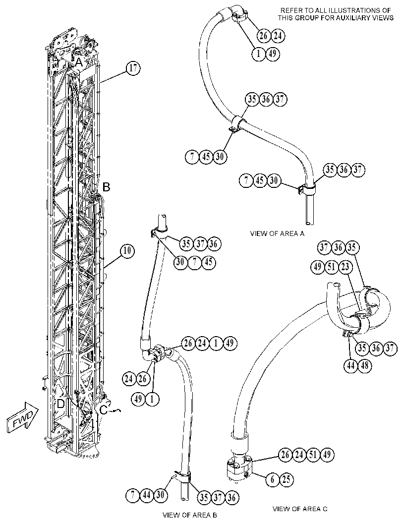 LINES GP-MAST 5262175 CAT
