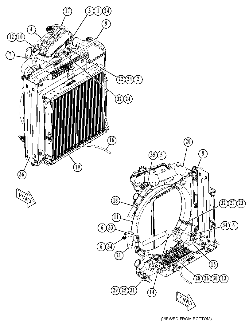 TANK & LINES GP-COOLANT 5481629 CAT