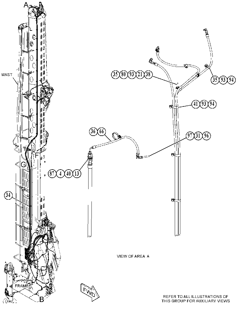 LINES GP-LUBE OIL 5511367 CAT