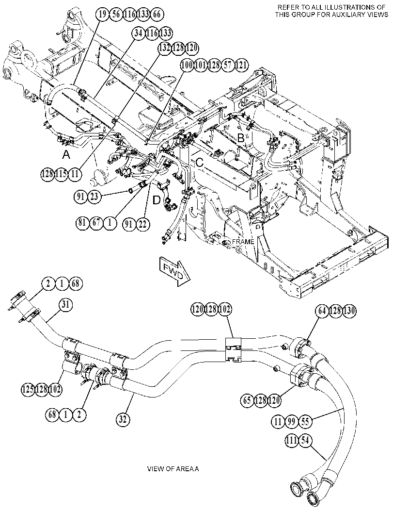 LINES GP-BRAKE COOLING 3850345 CAT