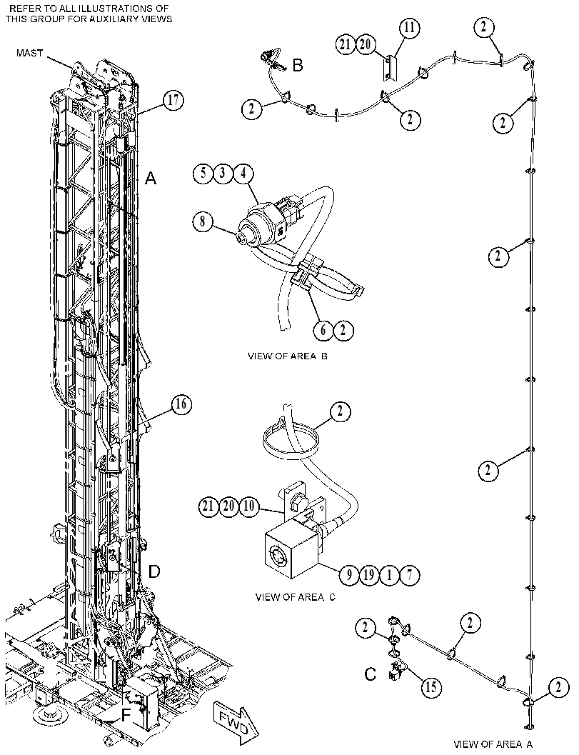 WIRING GP-MAST 5794703 CAT