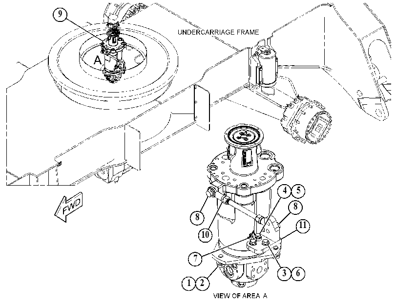 SWIVEL & MOUNTING GP 5844374 CAT