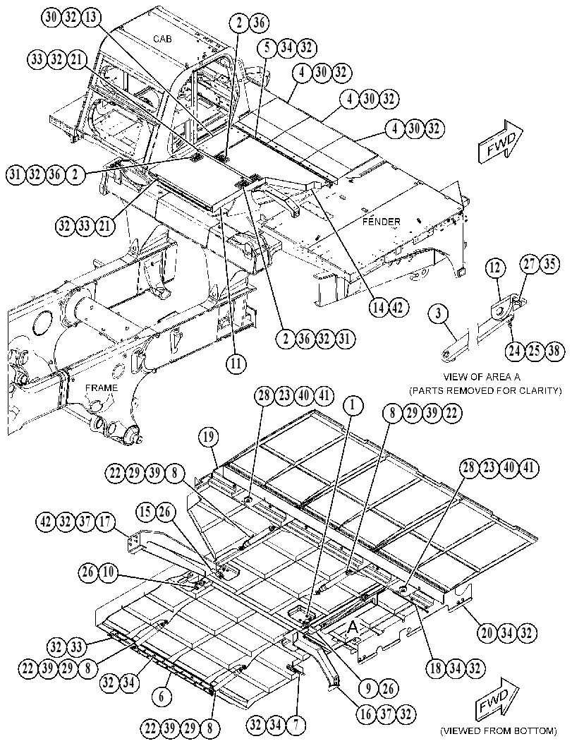 HOOD GP-TRUCK 4355255 CAT