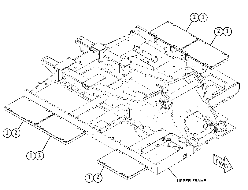 Проход (настил) 5828419 CAT