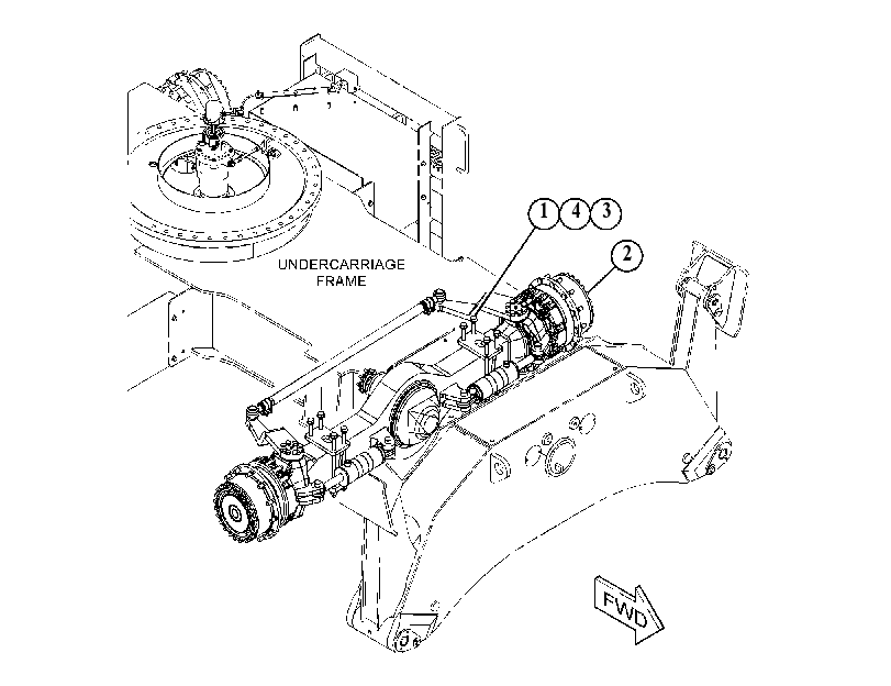 AXLE AR-STEERING 5851624 CAT