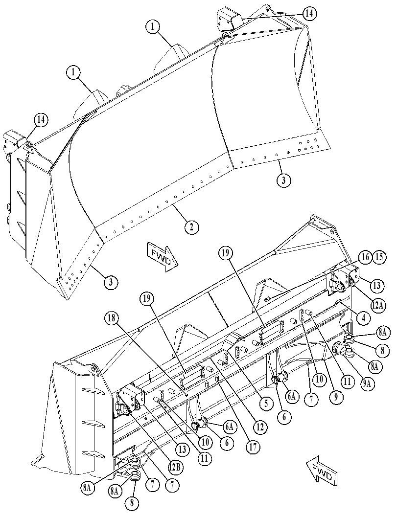 BLADE AS-UNIVERSAL 3892102 CAT