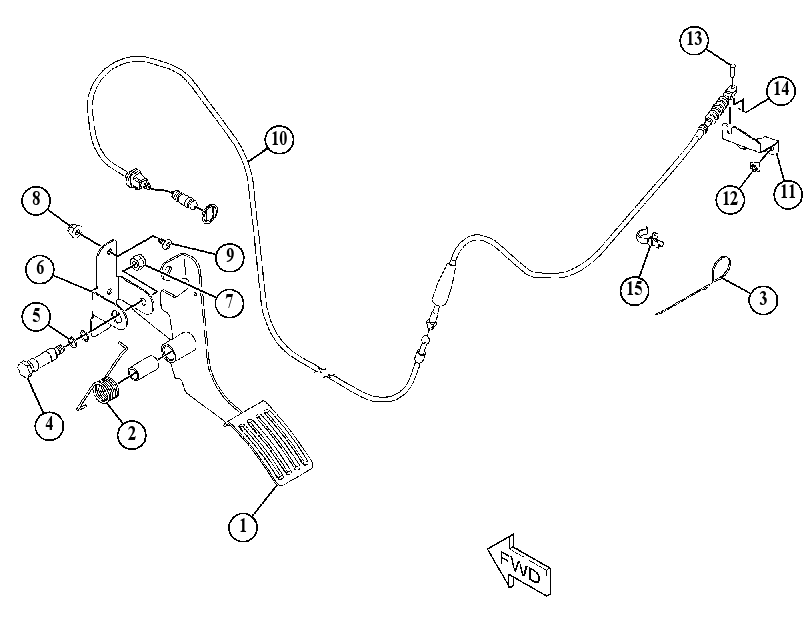 PEDAL GP-ACCELERATOR 5724745 CAT