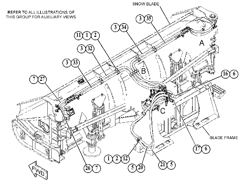 Трубопроводы соединительные 5853775 CAT