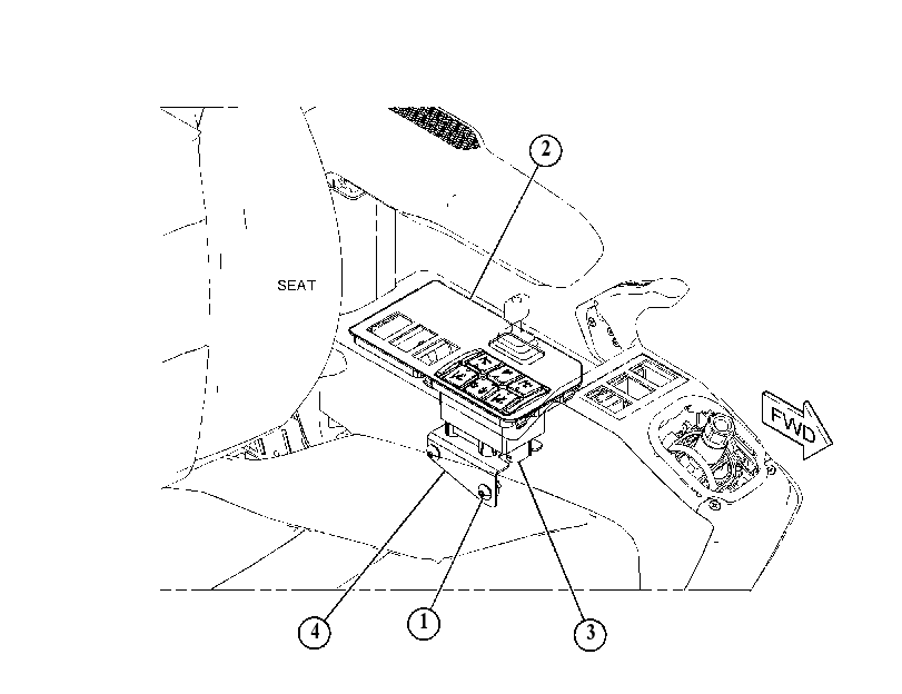 MODULE & MOUNTING GP-KEYPAD 5207598 CAT