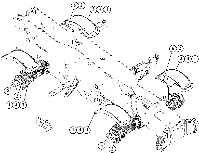 KIT-FENDER 5616512 CAT