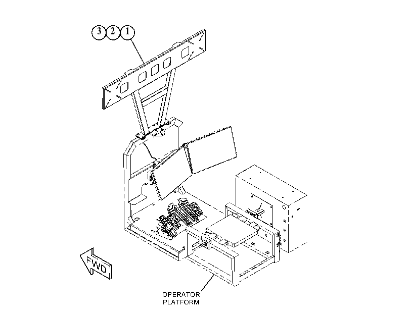 MOUNTING GP-DISPLAY 5837788 CAT