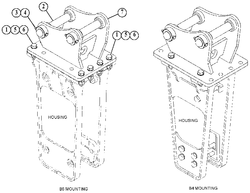 MOUNTING GP-HAMMER 5695414 CAT