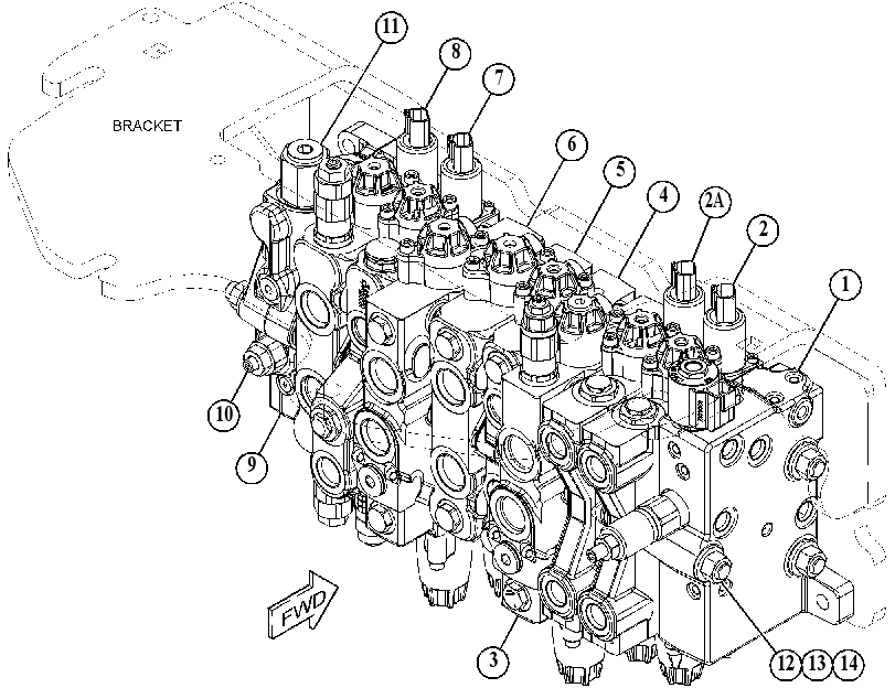 VALVE GP-BANK 8 5618041 CAT